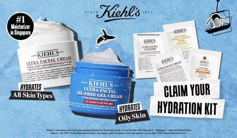 Free Kiehl's Hydration Sample Kit