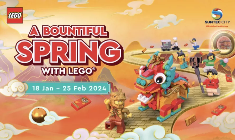 Free LEGO Build Or Voucher & LEGO Red Packets At Suntec City