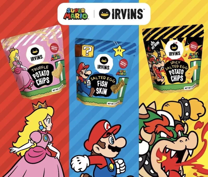 Irvins x Super Mario VivoCity Pop-Up- Snack Samples & Play Games To Win Prizes