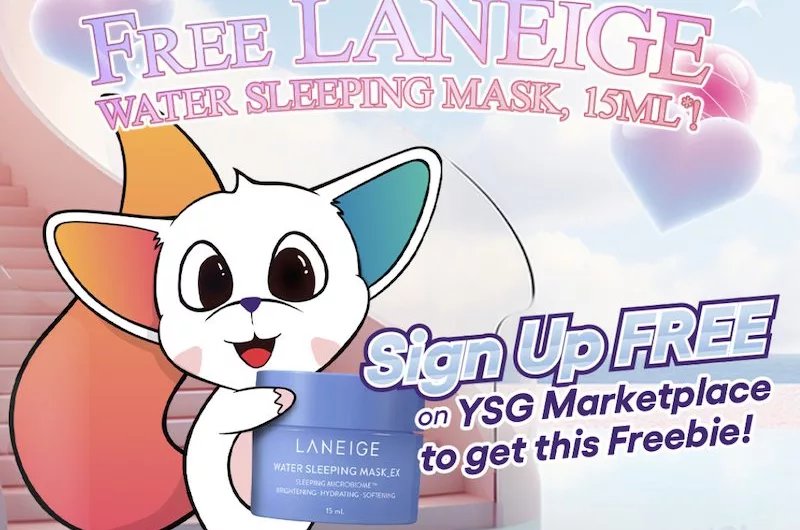 Free Laneige Water Sleeping Mask When You Register On YSG Marketplace