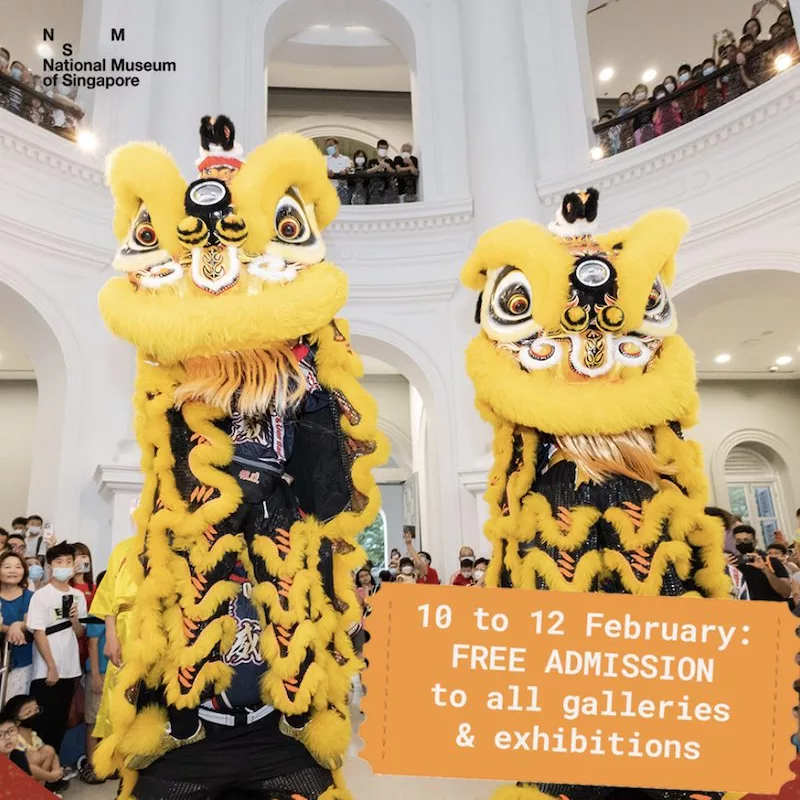 National Museum Singapore Free Admission For Everyone This CNY