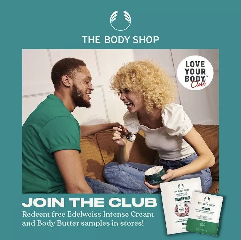 The Body Shop Edelweiss Intense Cream & Body Butter Free Samples
