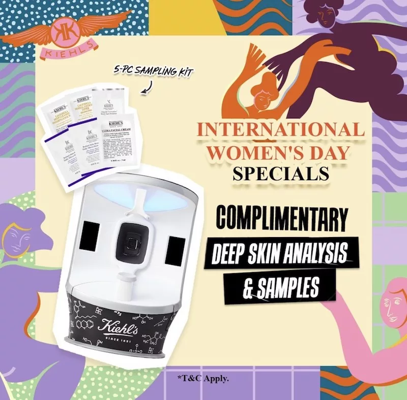 Complimentary Kiehl's Skin Analysis, Samples & Mystery Gift