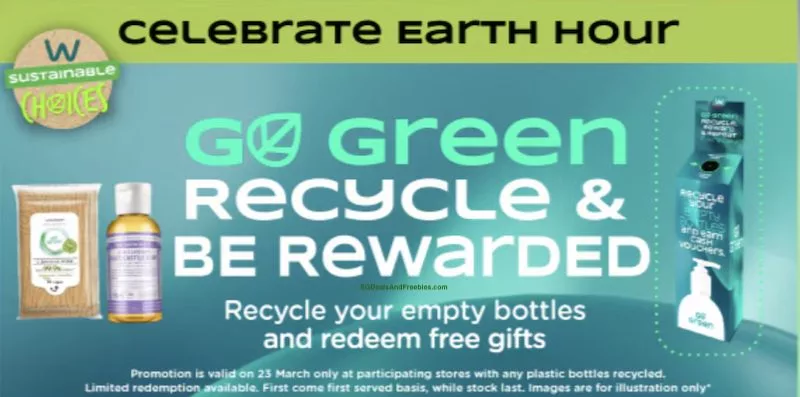 Free Gift From Watsons When You Recycle Your Empty Bottles Today
