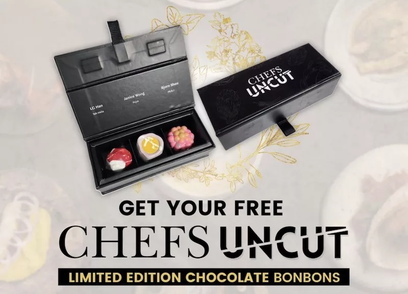 Free Limited Edition Chefs Uncut Box Of Chocolate Bonbons