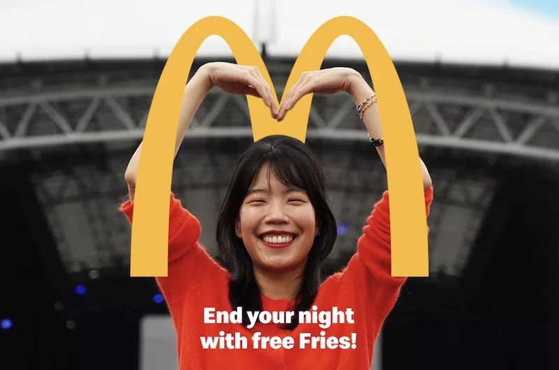Free McDonald’s Medium Fries For Swifties