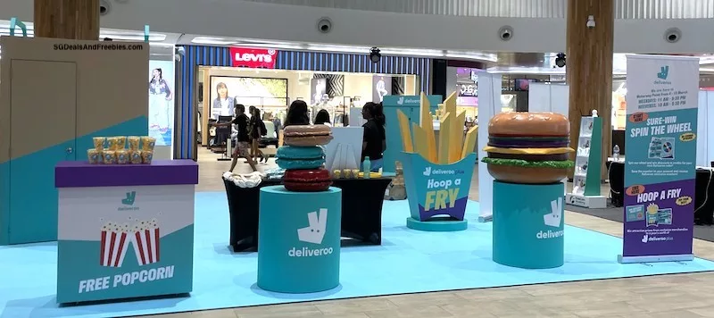 Free Popcorn & Win Deliveroo Vouchers And Merchandise At Deliveroo Pop-Up Waterway Point