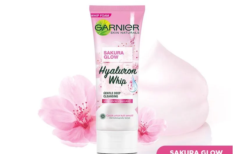 Free Garnier Sakura Glow Whip Foam & Reusable Travel Mug From Watsons Plaza Singapura
