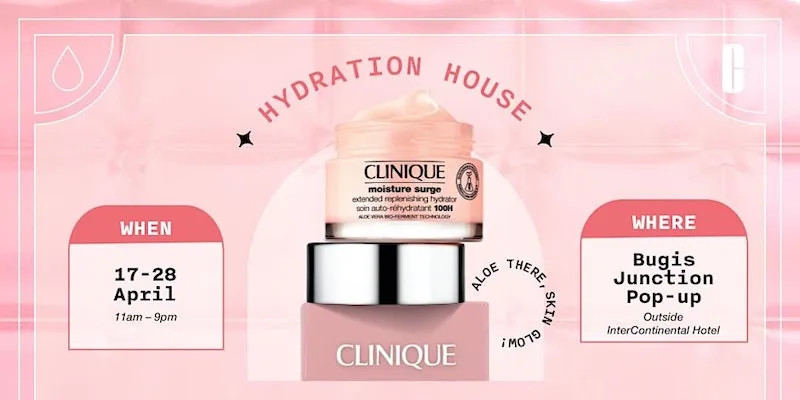 Free Gift & Samples At Clinique Hydration House Bugis Junction